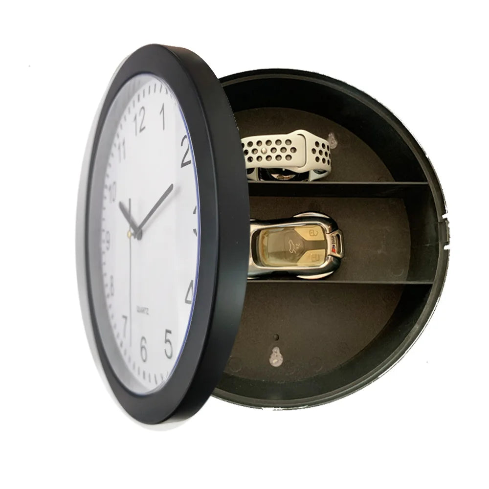 Creative Wall Clock Hidden Safe Box Sight Secret Compartment Hide Cash Jewelry Keys Valueables For Home Office Decoration Safe